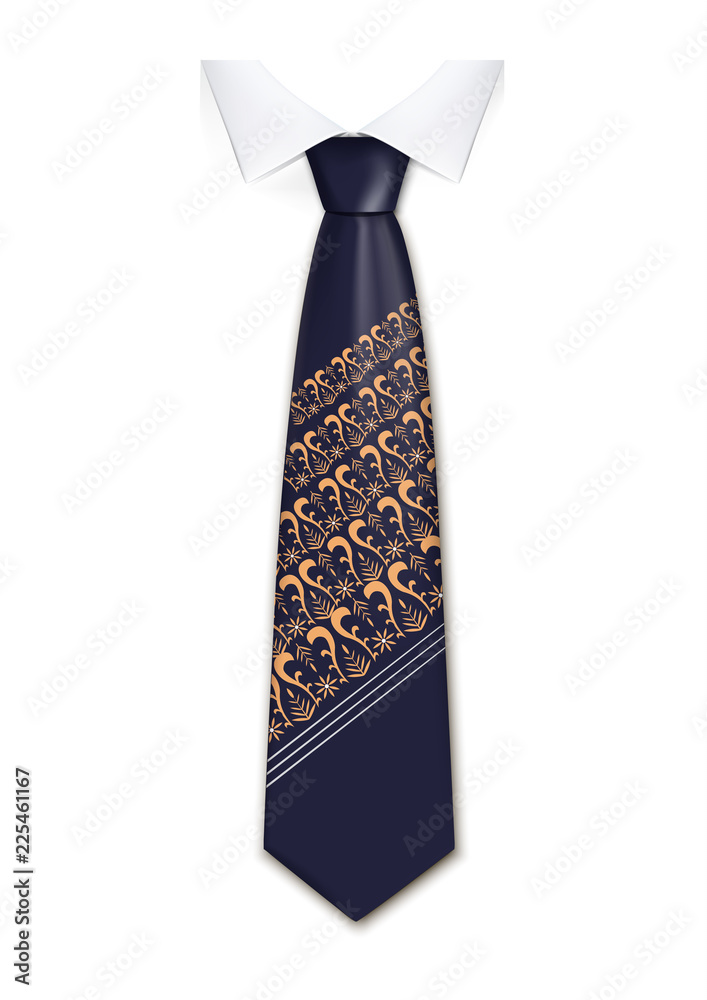Trend tie icon. Realistic illustration of trend tie vector icon for web design isolated on white background Trend tie icon. Realistic illustration of trend tie vector icon for web design isolated on white background
