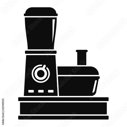 Food processor icon. Simple illustration of food processor vector icon for web design isolated on white background