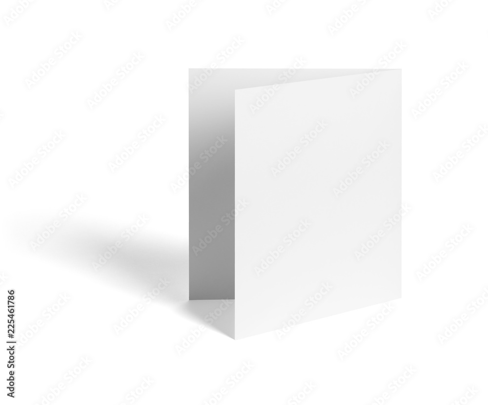 folded leaflet white blank paper template book folded leaflet white blank paper template book