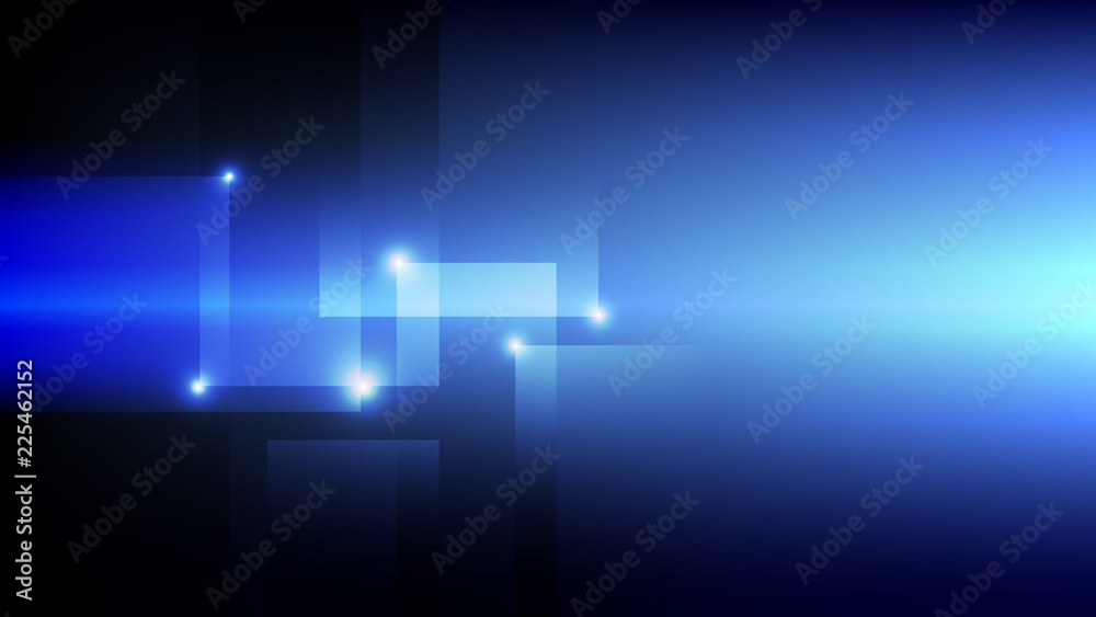 Fototapeta premium Abstract blue light and shade creative technology background. Vector illustration.