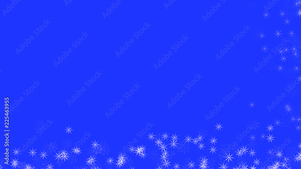 Abstract background with a variety of colorful snowflakes. Big and small. Abstract background with a variety of colorful snowflakes. Big and small.
