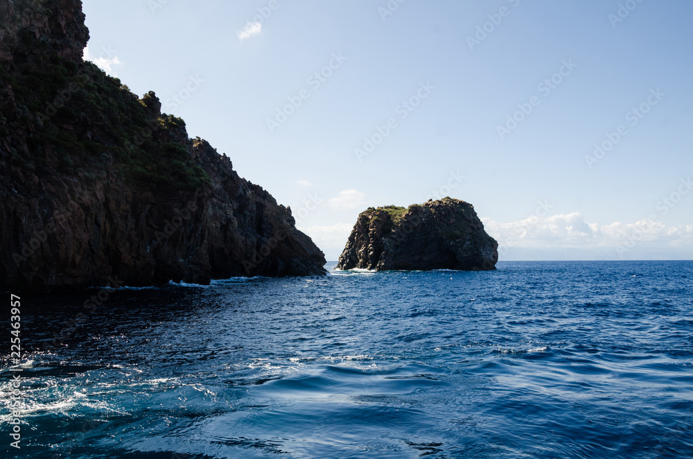 Naklejka premium Lipari / Vulcano