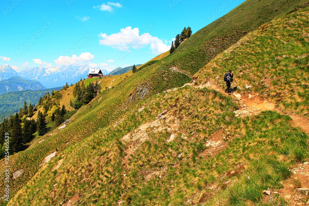 Mountain hut in Slovenia