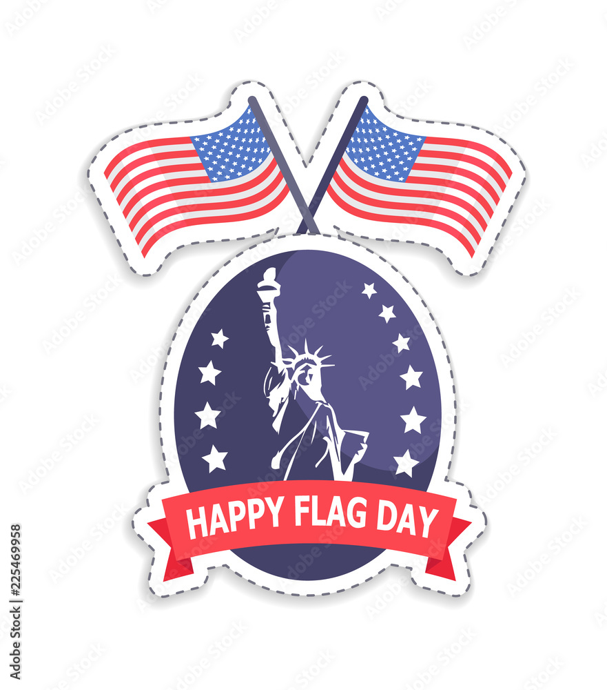 Happy Flag Day Old Glory, Vector Illustration