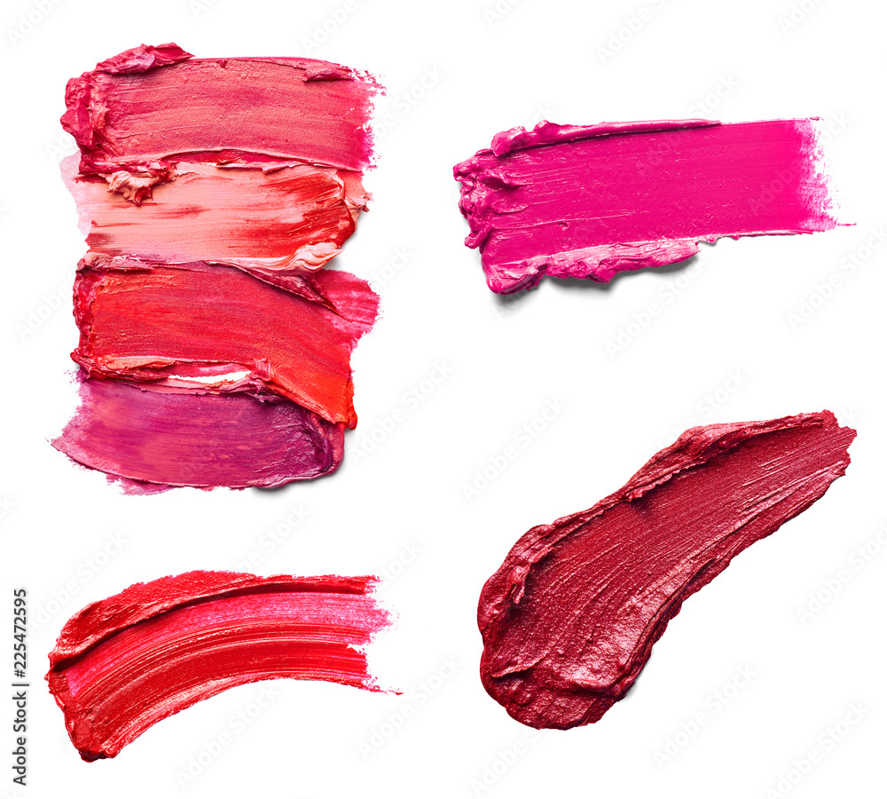 Fototapeta premium lipstick paint color makeup beauty sample