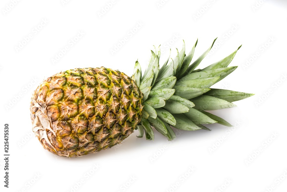 Fresh pineapple on white background Fresh pineapple on white background