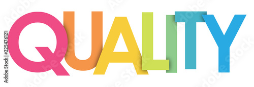 QUALITY rainbow letters banner