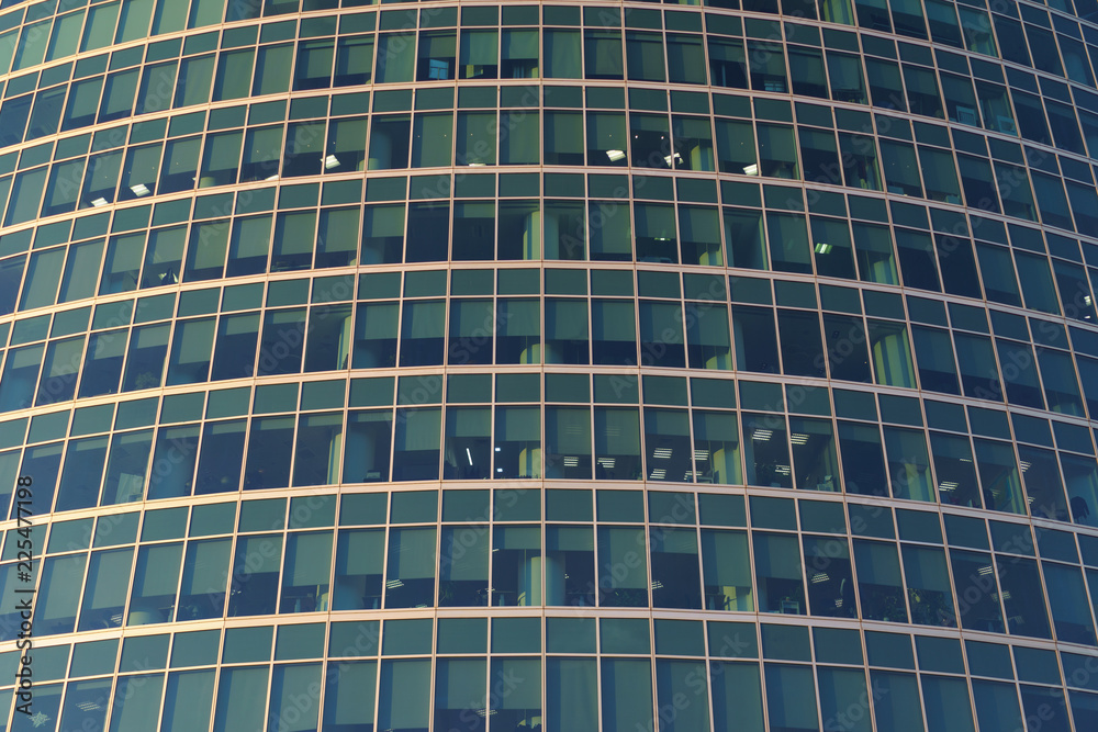 The exterior of Moscow CIty bulding. Moscow City is the new business district The exterior of Moscow CIty bulding. Moscow City is the new business district