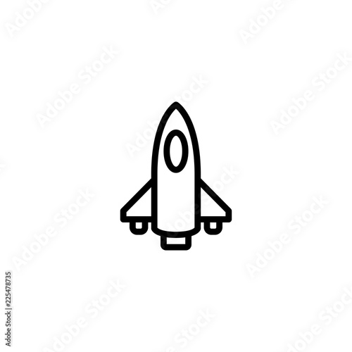rocket icon vector