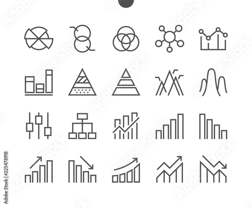 Tela Charts UI Pixel Perfect Well-crafted Vector Thin Line Icons 48x48 Grid for Web Graphics and Apps
