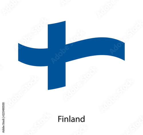 Flag of Finland,Finland flag Golden waving