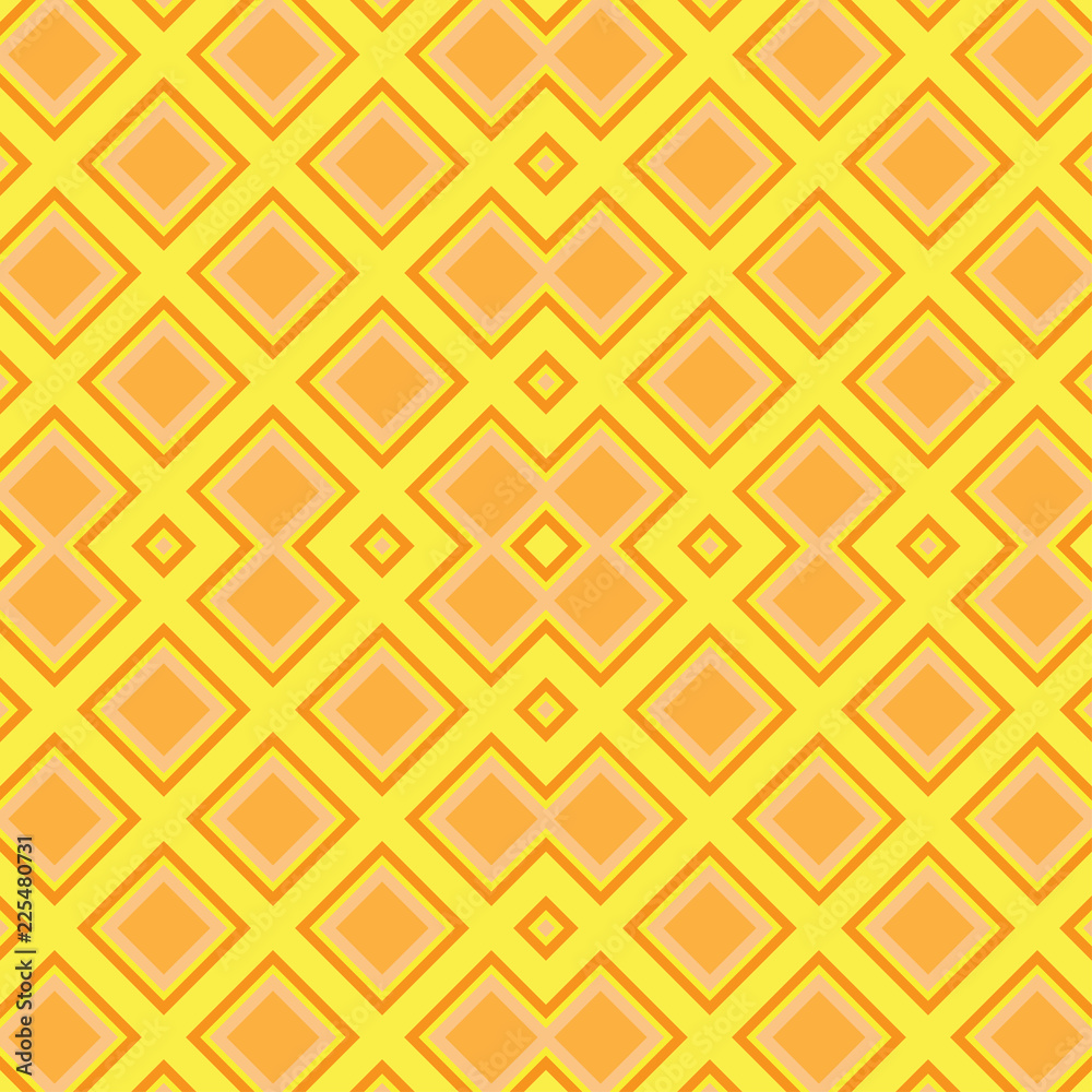 Vector seamless texture with ethnic styled rhombs Vector seamless texture with ethnic styled rhombs