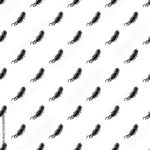 E coli bacteria pattern vector seamless repeating for any web design