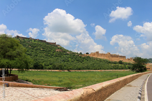 Amer (or Amber) Fort in Jaipur as seen from the entrance. One of six Hill Forts of Rajasthan photo