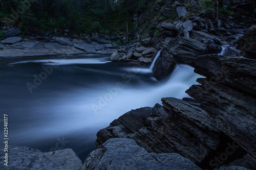 Ristafallet waterfall photo