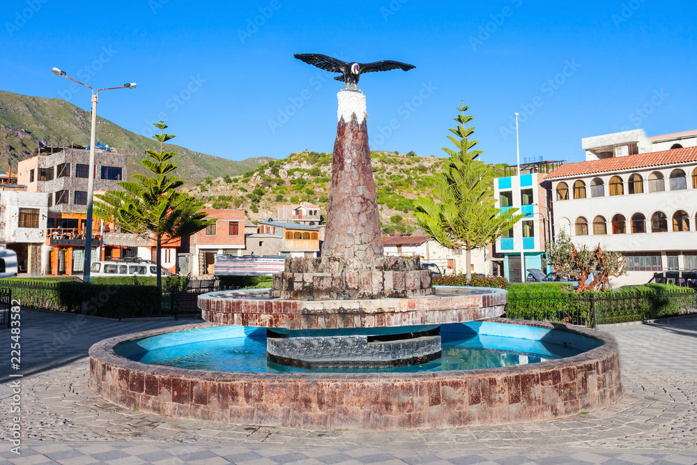 Cabanaconde city, Peru