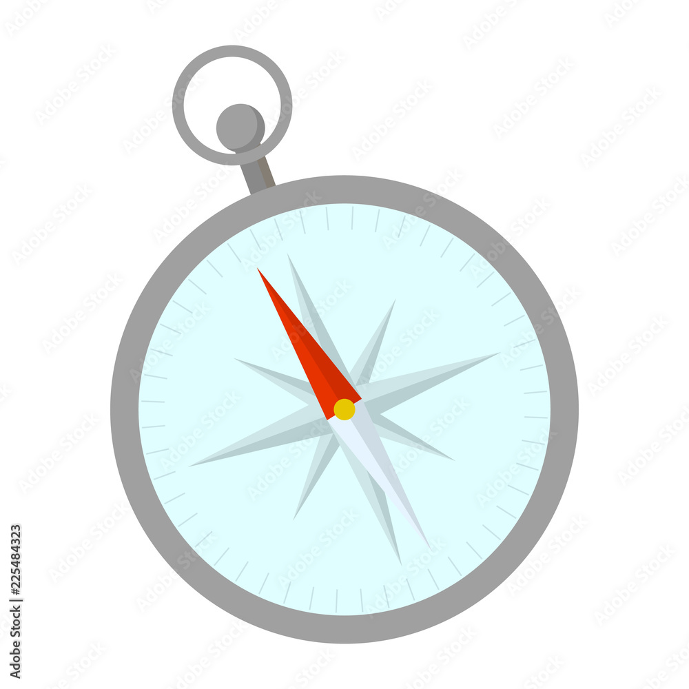 Sea compass icon. Flat illustration of sea compass vector icon for web design Sea compass icon. Flat illustration of sea compass vector icon for web design
