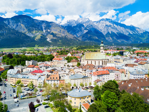 Fotografia Hall Tirol aerial view