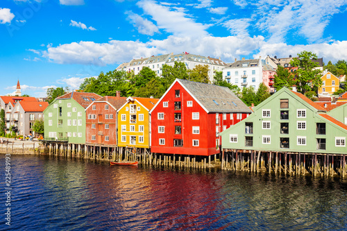 Colorful old houses, Trondheim © saiko3p