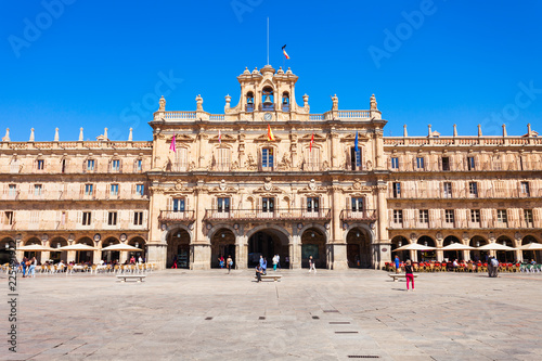 Plaza Mayor main square in Salamanca, Spain