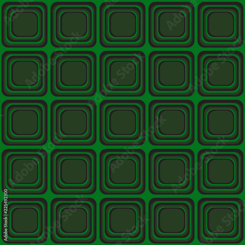 Vector seamless texture with rounded squares looking like old tv