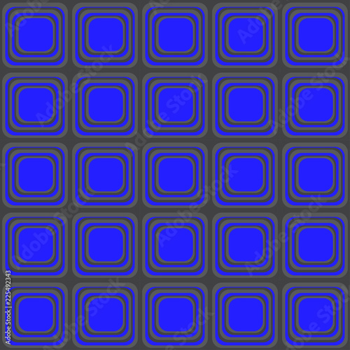 Vector seamless texture with rounded squares looking like old tv