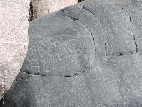 Antike Steine mit Wappen