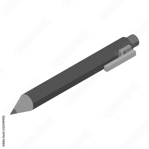 Office pen icon. Isometric of office pen vector icon for web design isolated on white background