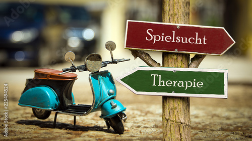 Schild 368 - Spielsucht