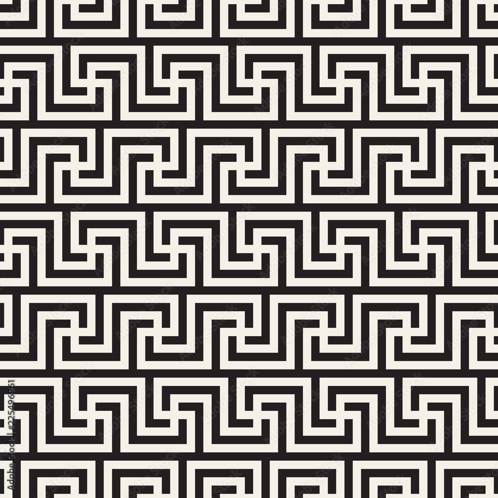 Vector seamless pattern. Modern stylish abstract texture. Repeating geometric tiles