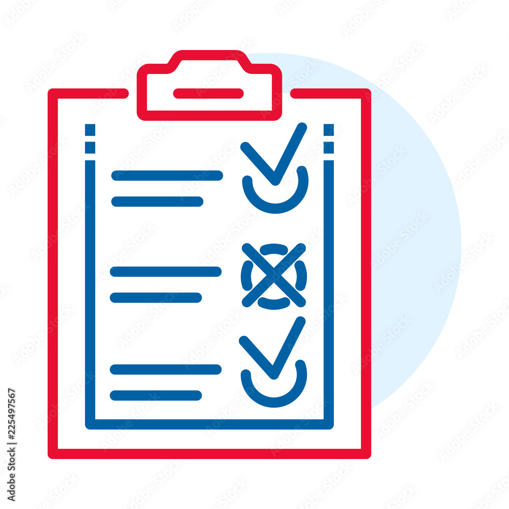 Delivery check list icon. Outline delivery check list vector icon for web design isolated on white background Delivery check list icon. Outline delivery check list vector icon for web design isolated on white background