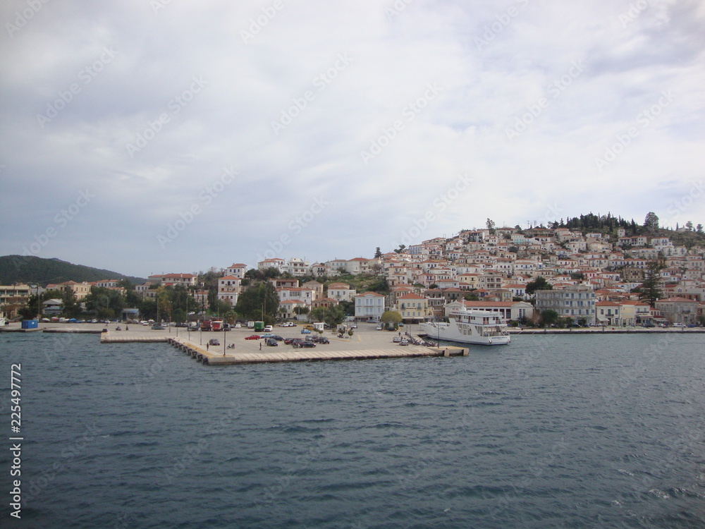 panoramic view of the port