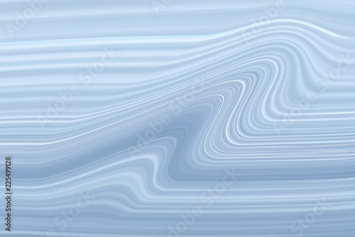 A wave pattern of white and blue. The background is turquoise with streaks and curved lines.