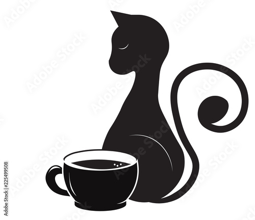 cat and cup