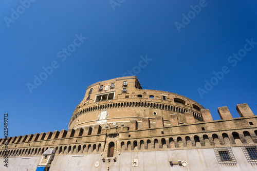 View of "Castel Sant'Angelo" (Castle of the Holy Angel) Rome, Italy