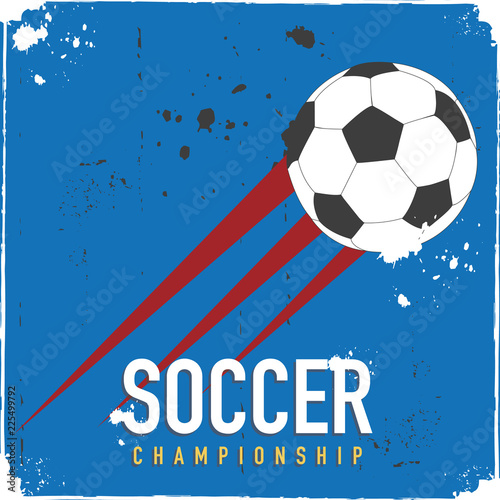 Soccer Grunge Design