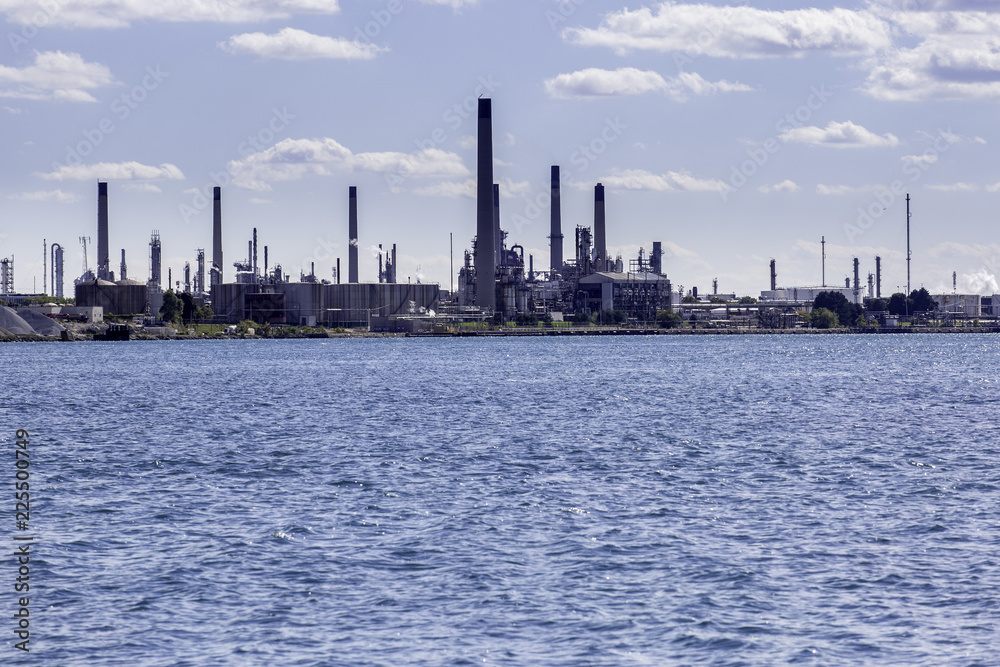 Naklejka premium Sarnia Plant Skyline