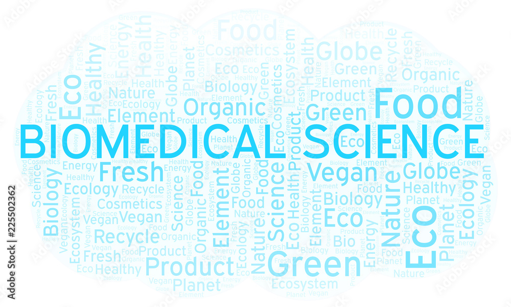 Biomedical Science word cloud. Biomedical Science word cloud.