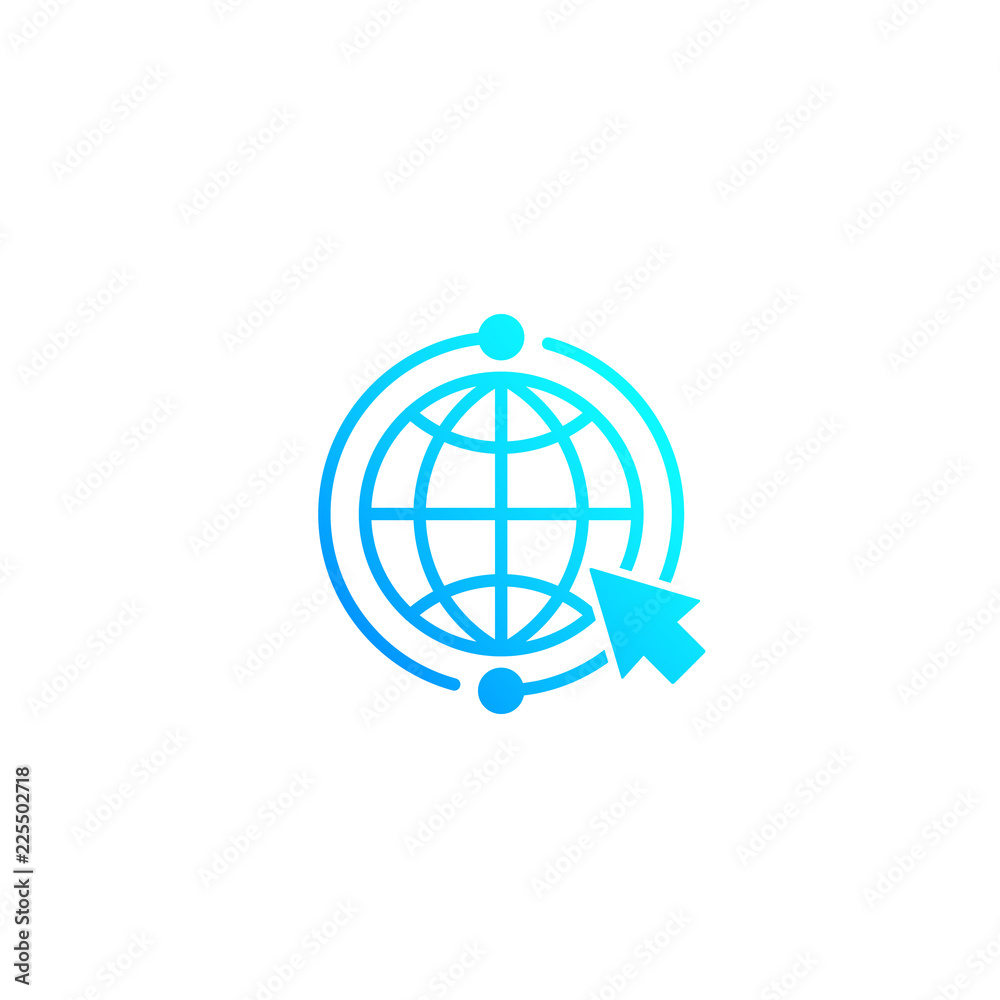 internet vector icon internet vector icon