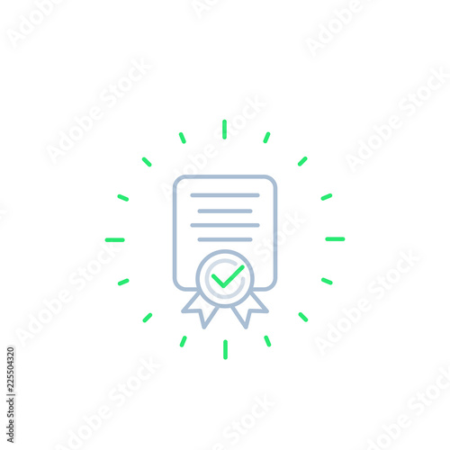 Compliance line icon