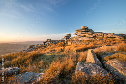 Golden Glow over the Cheesewring, Bodmin Moor, Cornwall