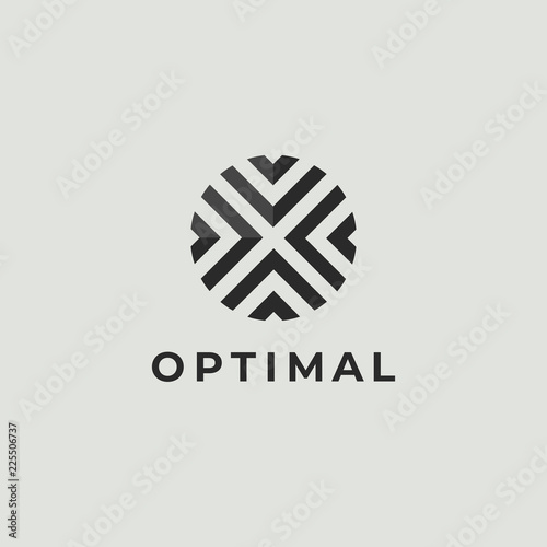 Letter O Logo Icon Design Template. Technology Abstract Line Connection Circle Vector Logotype photo