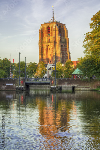 Oldehove, the leaning tower of Leeuwarden, Europan Capital of Culture 2018 photo