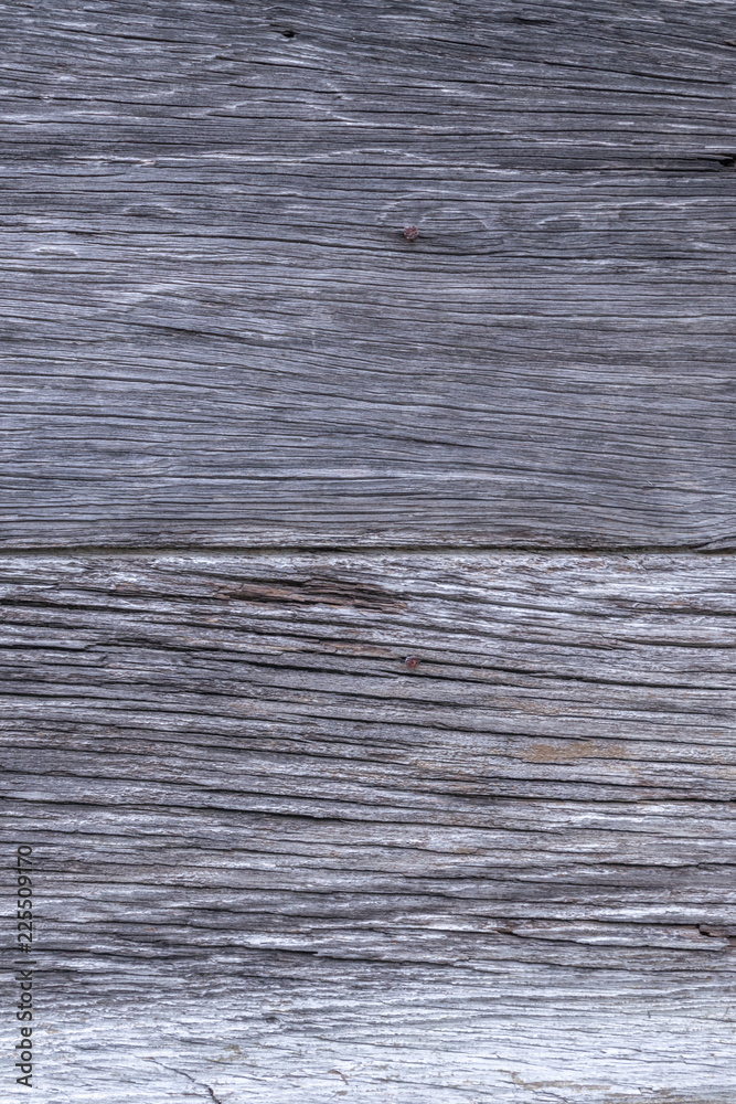 Distressed grungy gray barn board antique wood background