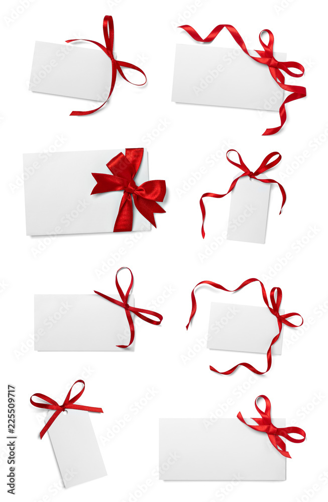 ribbon bow card note chirstmas celebration greeting ribbon bow card note chirstmas celebration greeting