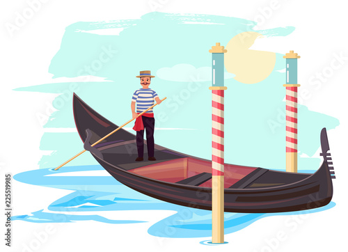 Man rowing
