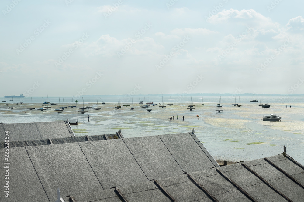 Obraz premium Low tide sea view