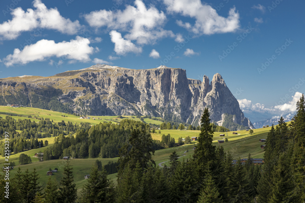 Au der Seiser Alm in Südtirol, Italien