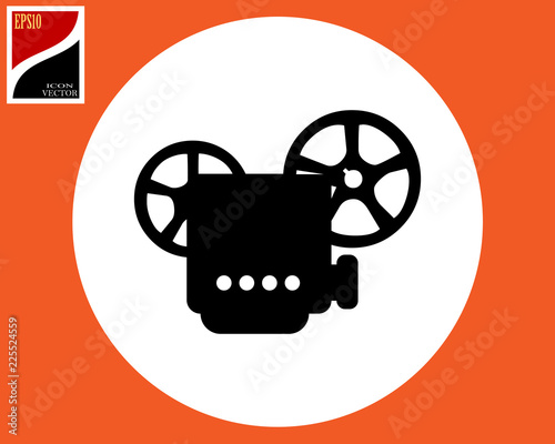 Movie projector icon
