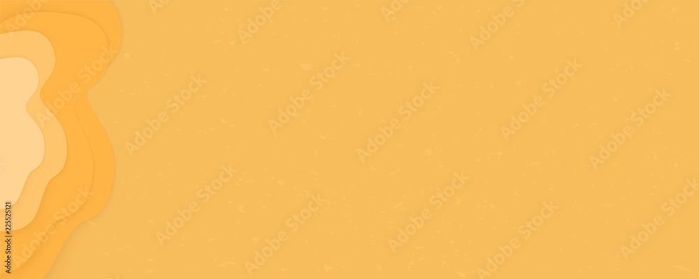 Horizontal background with papercut shape. Vector illustration. Horizontal background with papercut shape. Vector illustration.